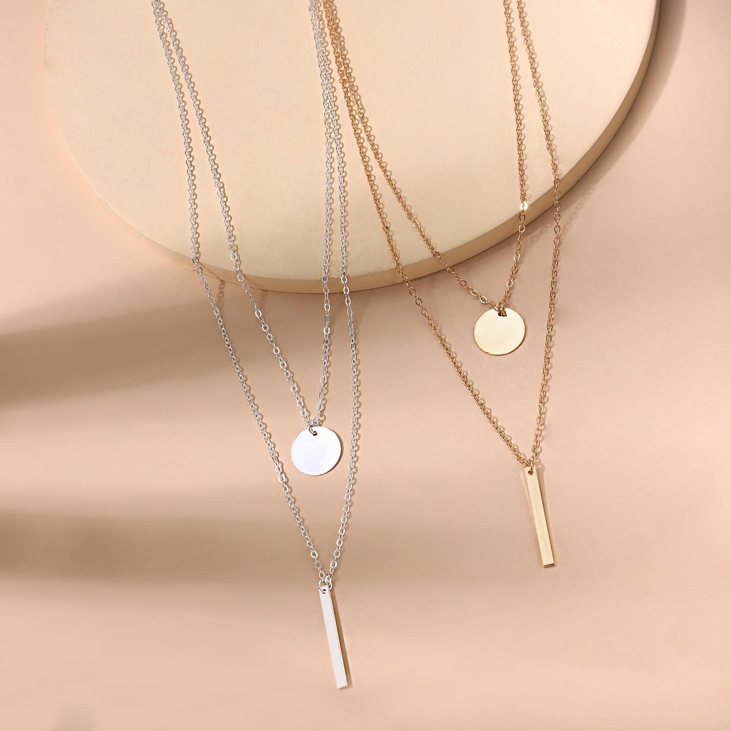 Choker Chain Coin Pendant Necklace