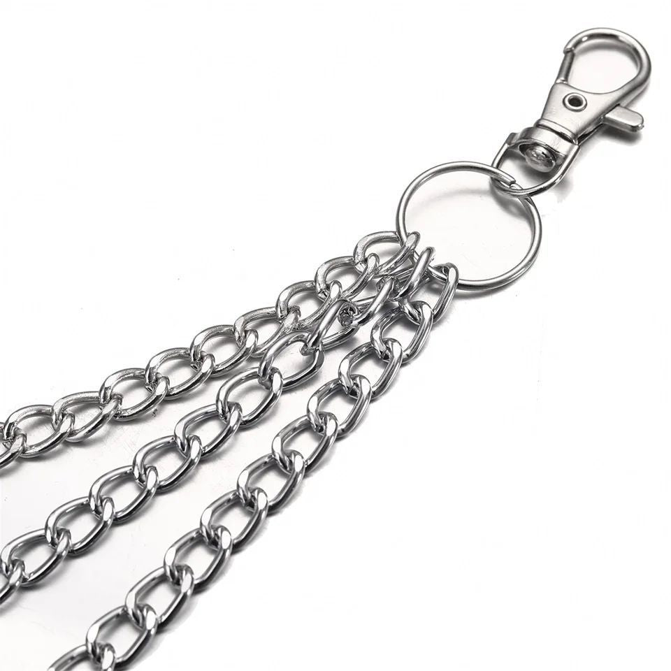 Jean Chain Belt Punk Metal Crescent Moon Geometric Chain Pants Chain