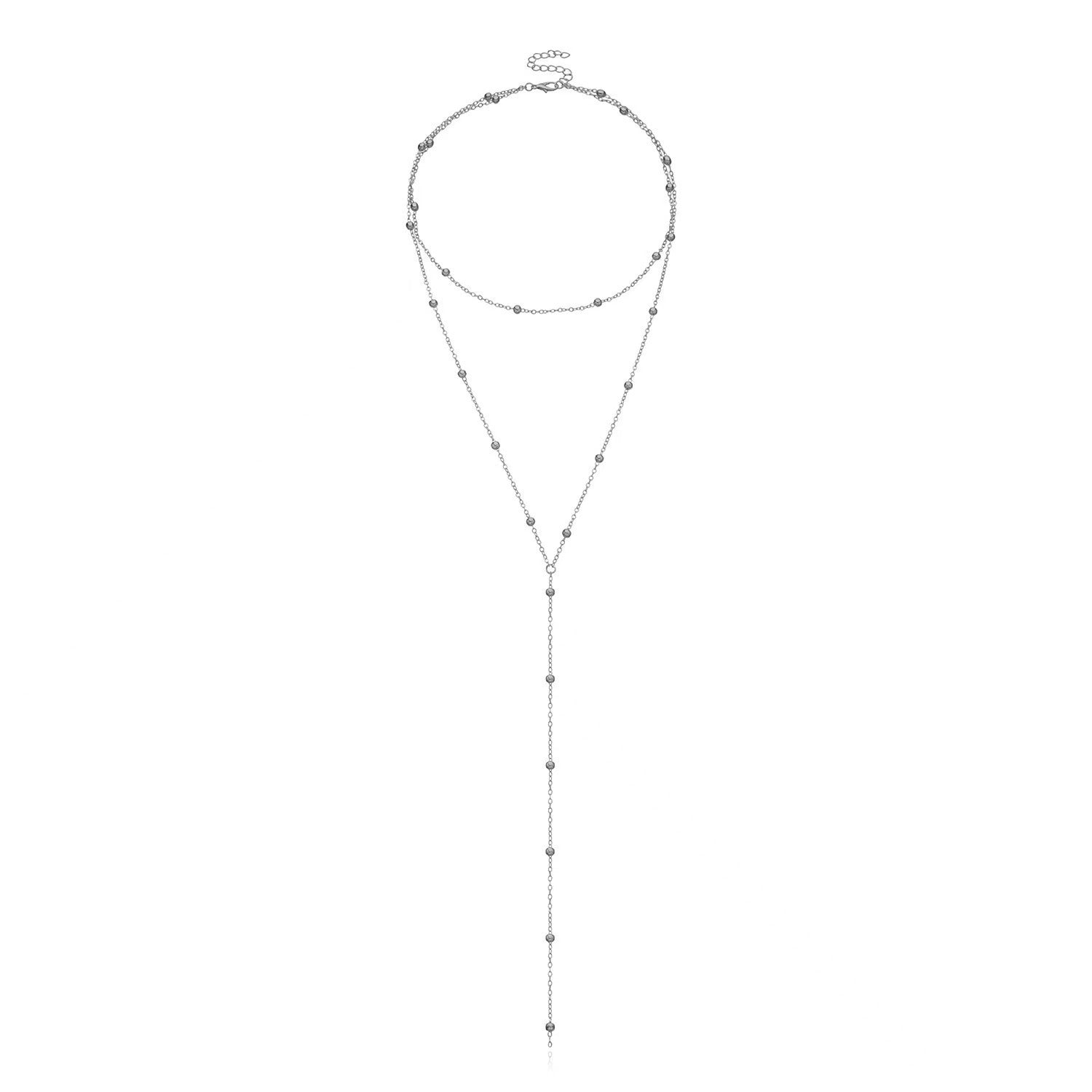 Sexy Tassel Long Necklace With Multiple Layers