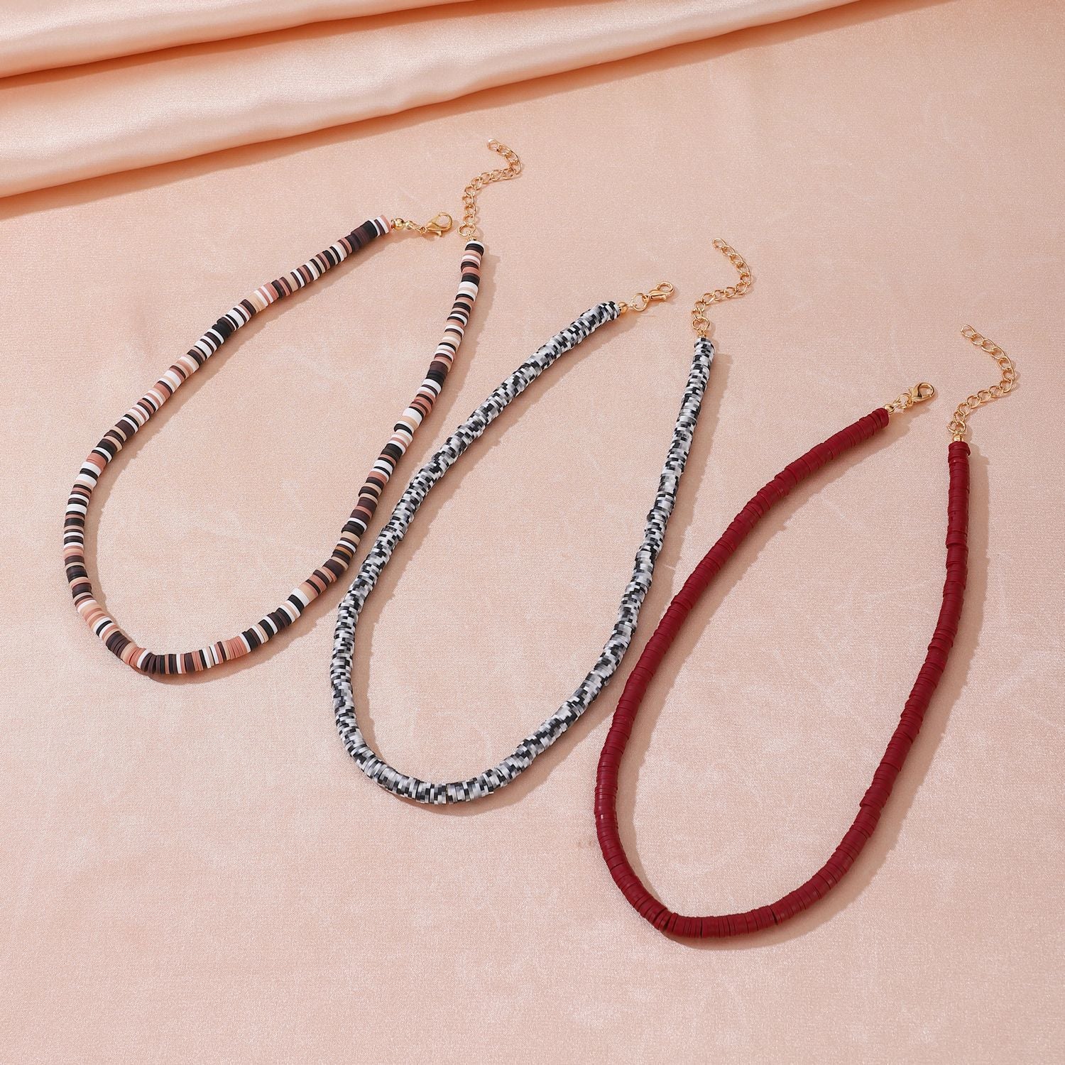 Polymer Clay Beads Necklace
