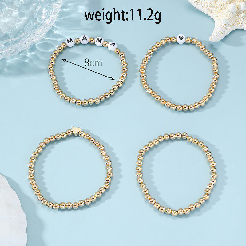 CCB Beaded Elastic Bracelet