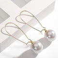 Red Pearl Charm Earrings