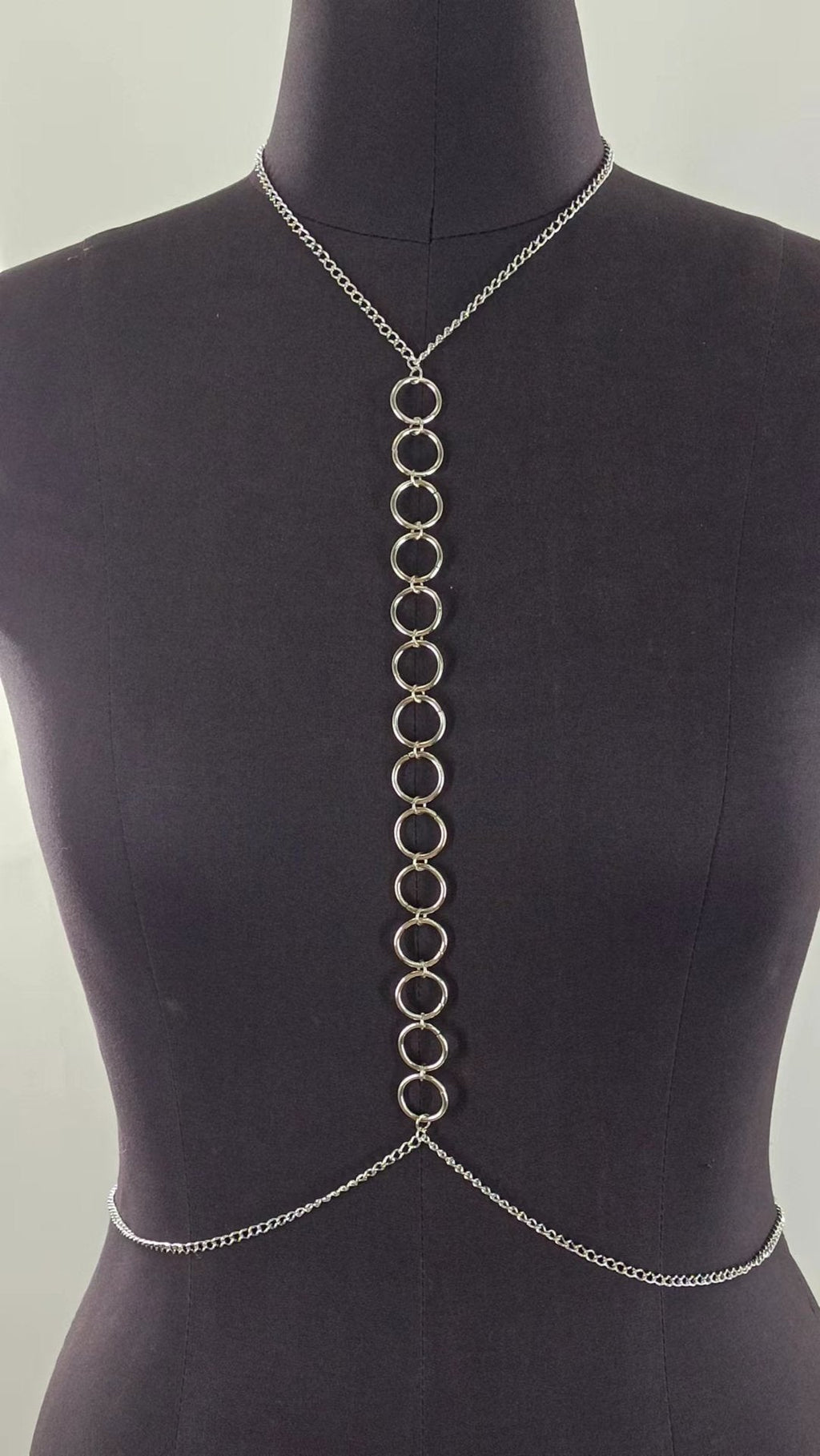 Sexy Layered Waist Chain Bikini Bra Chain Body Jewelry