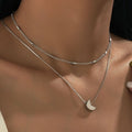 Moon Necklace Pendant Necklace Jewelry