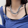 Vintage Twisted Glass Pearl Beaded Necklace