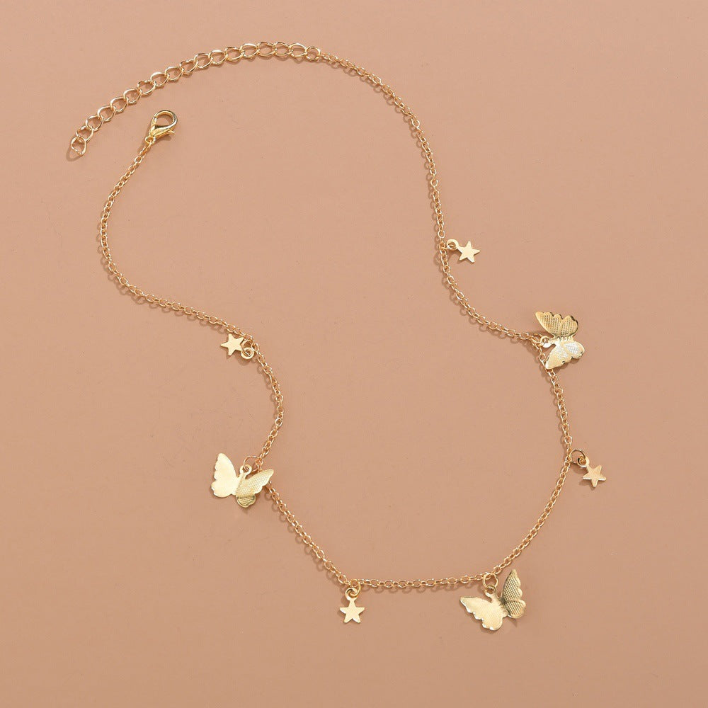 Butterfly Pendant Necklace for Women