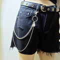 Multi-layer Metal Ring Lock Waist Chain