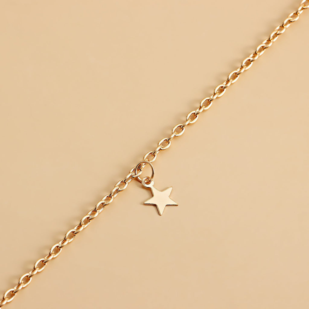 Beach Fashion Belly Chain Moon Body Jewelry Star Tassel Waist Chains