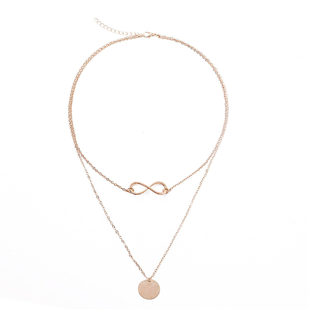 Infinite Charm Chain Choker Necklace