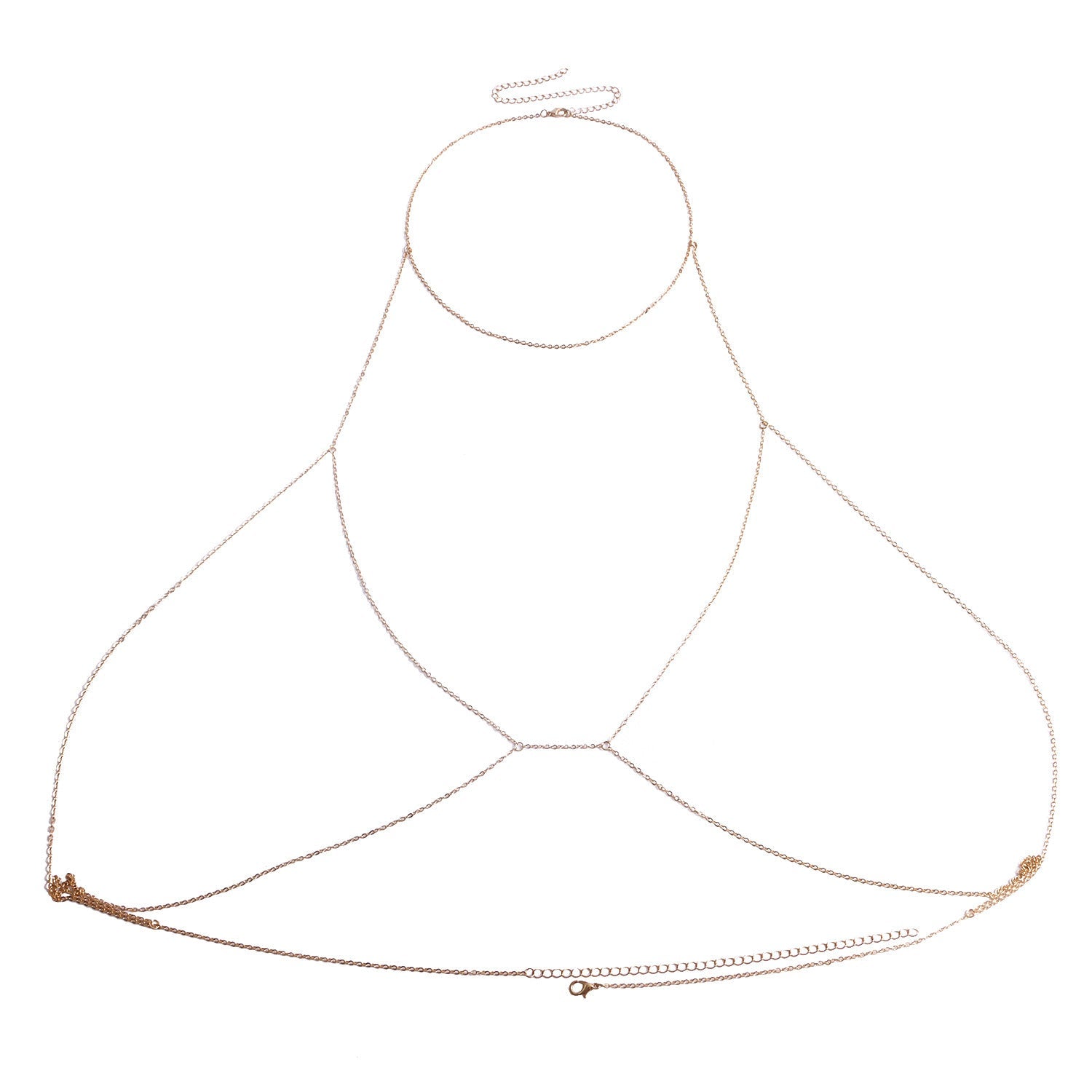 Body Chain Custom Bikini Chest Cross Body Necklace