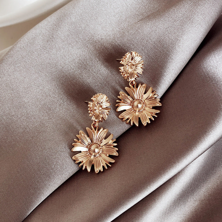 Sunflower Flower Earrings