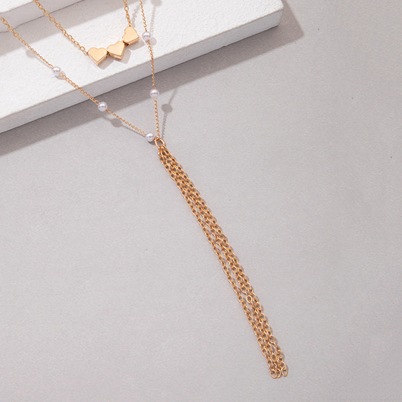 Trendy Heart Charm Necklace for Women