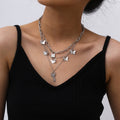 Layer Chain Butterfly Necklace