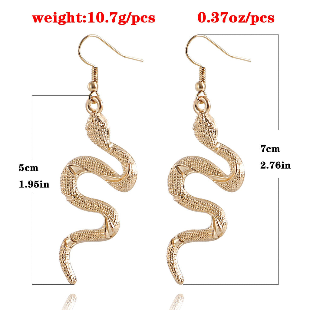 Snake Pendant Earring