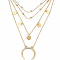 Boho Multi Layer Necklaces Pendants for Women