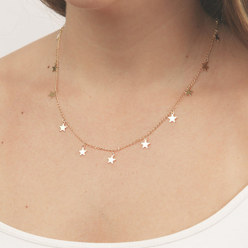 Star Charm Chian Necklaces