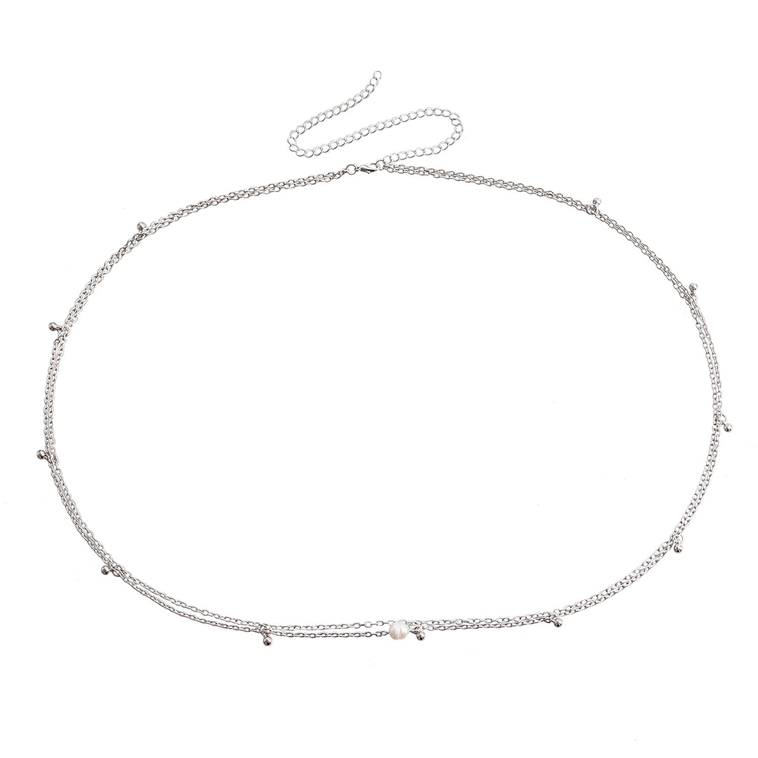 Boho Layer Body Chains Pearl Bikini Belly Chain