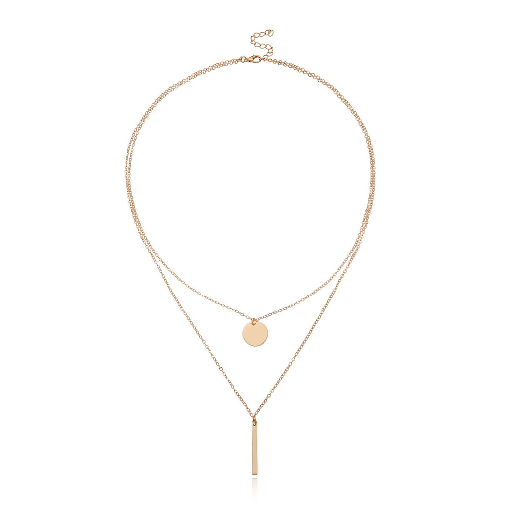 Choker Chain Coin Pendant Necklace