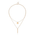 Choker Chain Coin Pendant Necklace