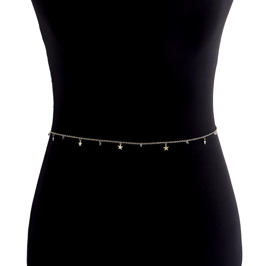 Multiple Star Waist Chain Body Jewelry Belly Chains
