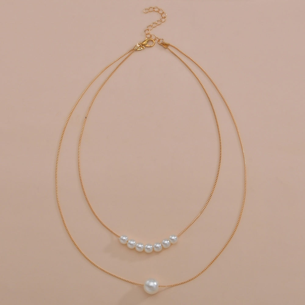 Multi Layers Pearl Necklace