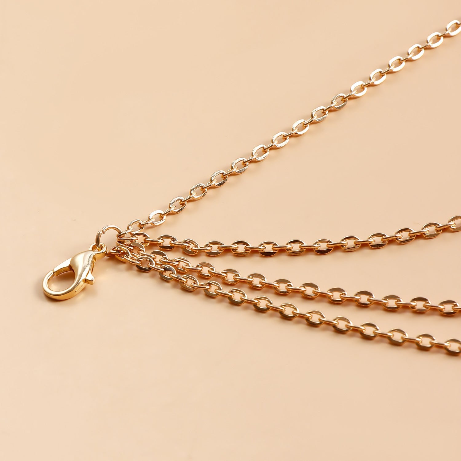 Retro Simple Layered Chain Turquoise Ankle Bracelet