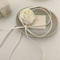 Rose Vintage Choker Necklace Elegant Fabric