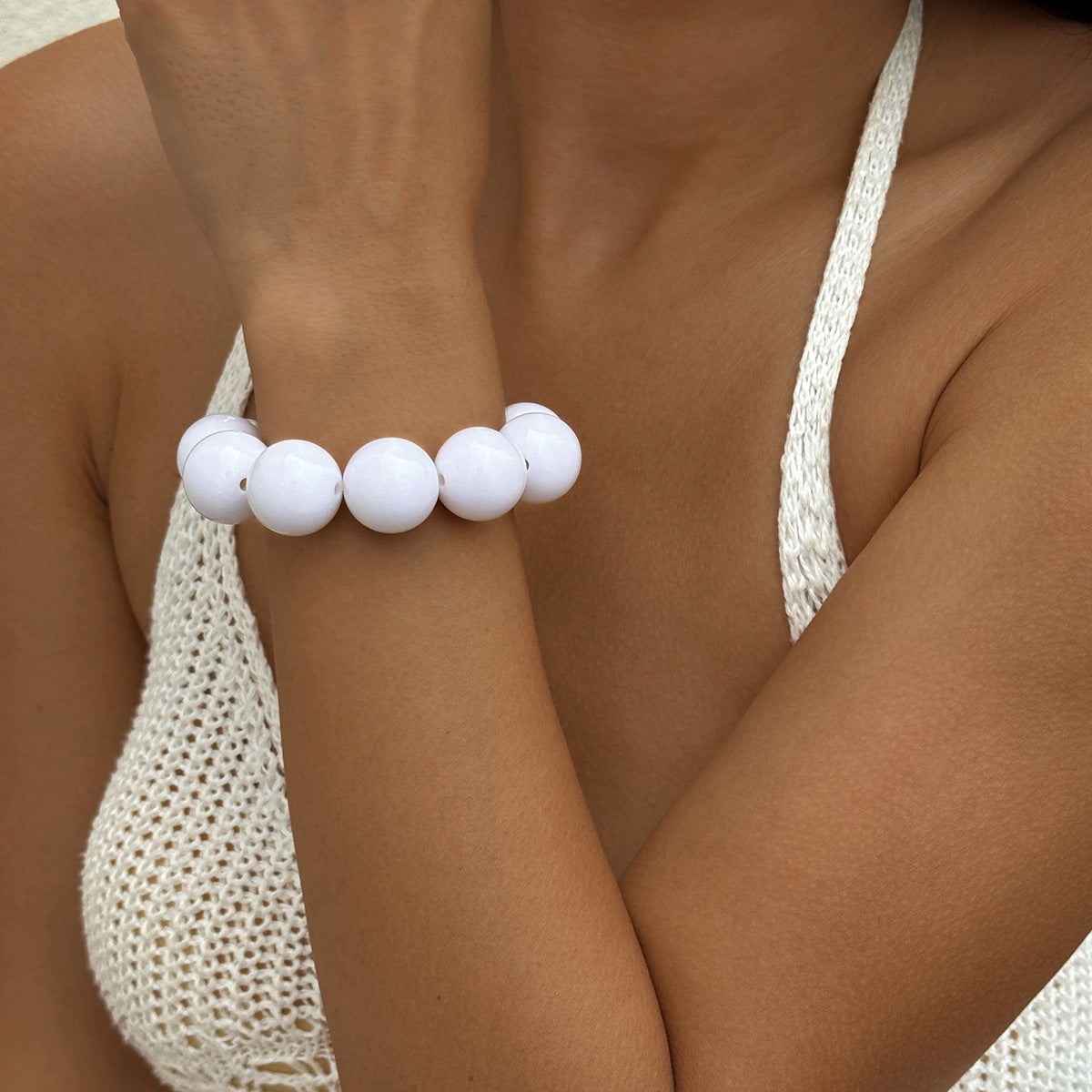 Women Elastic Bracelet Bohemian Bead
