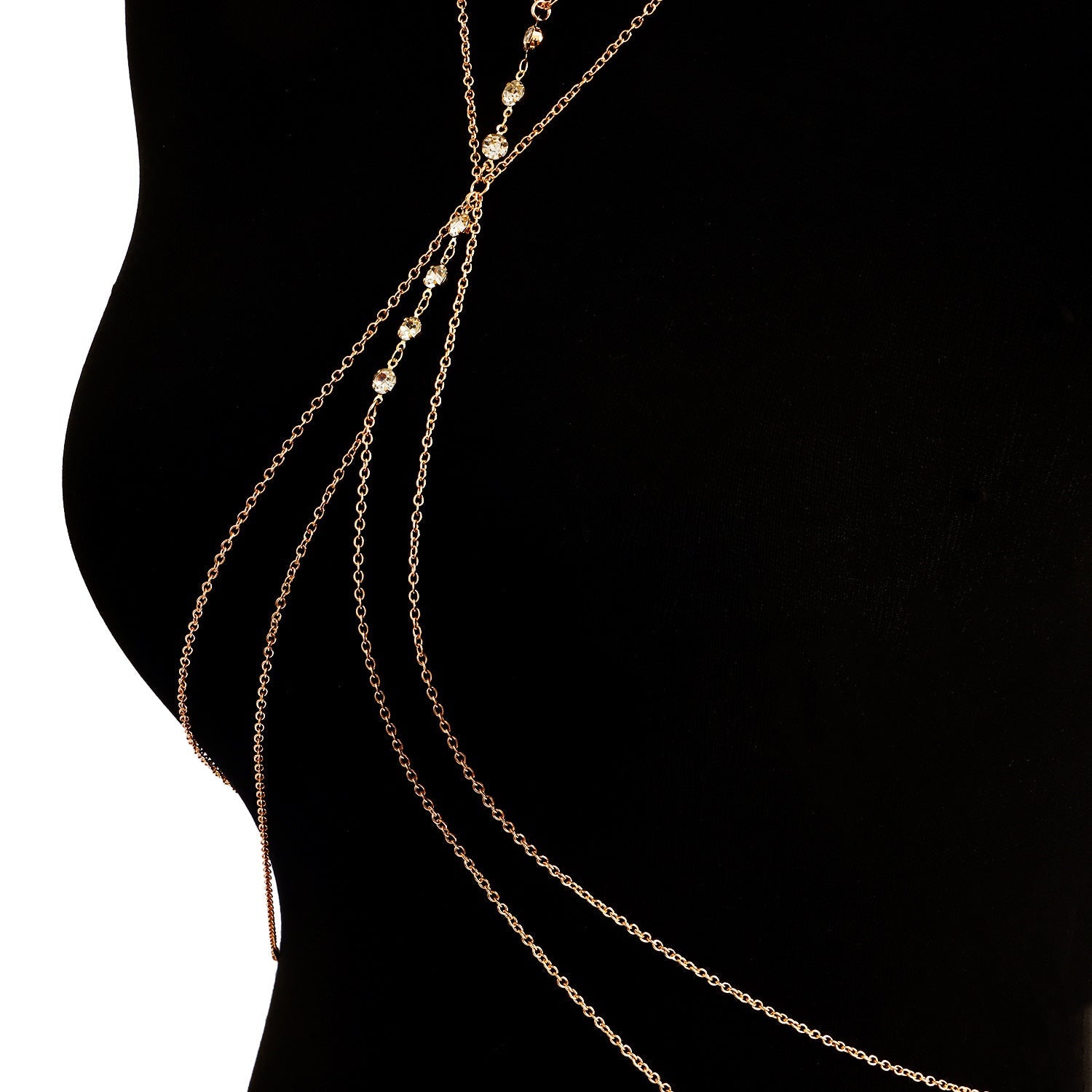 Sexy Cross Chest Chain Exaggerated Beach Casual Full Body Chain