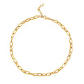 Dainty Paper clip Link Chain Necklace Bracelet