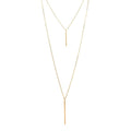 Layered Chain Jewelry Choker Necklace
