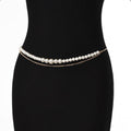 Imitation Pearl Waist Chain Elegant Baroque Pearl Pendant
