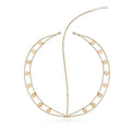 Bohemia Tassel Round Charm Head Chain