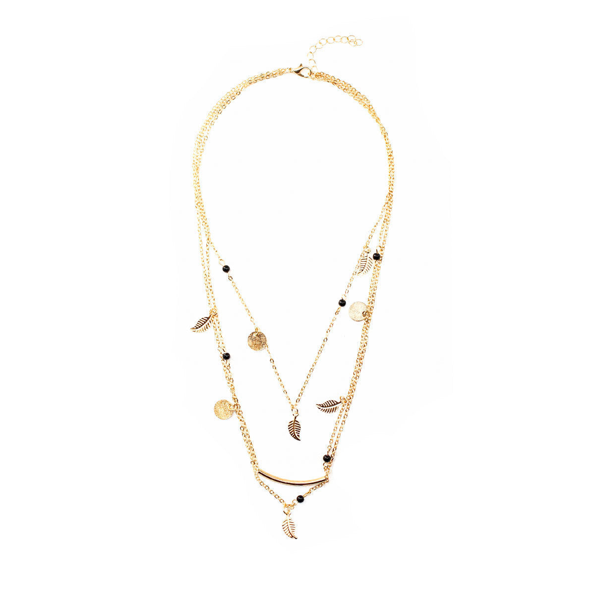 Tassel Leaf Pendant Necklace