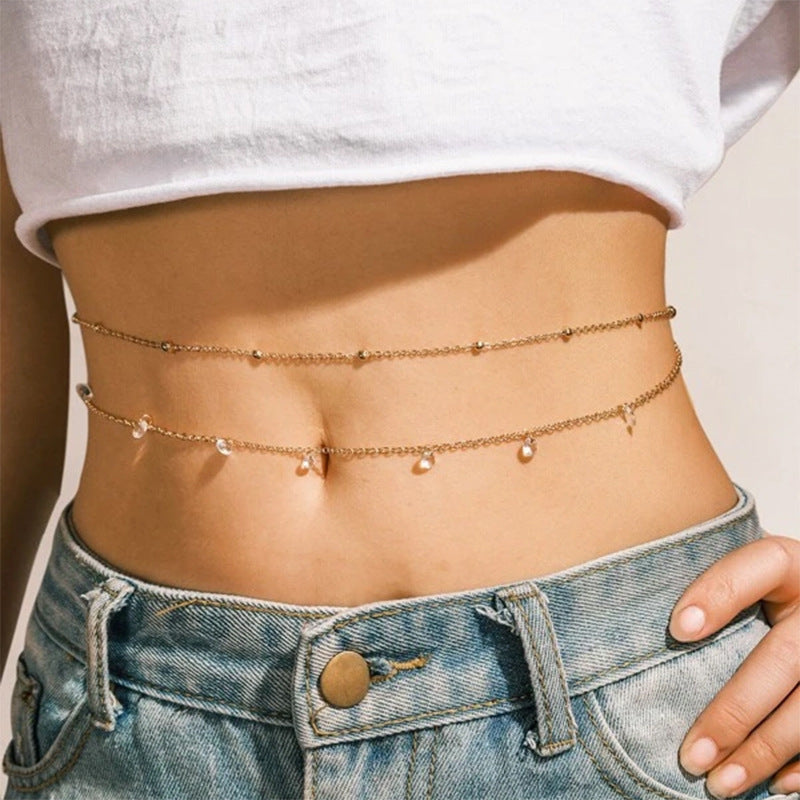 Bohemian Sexy Crystal Pendant Body Chains