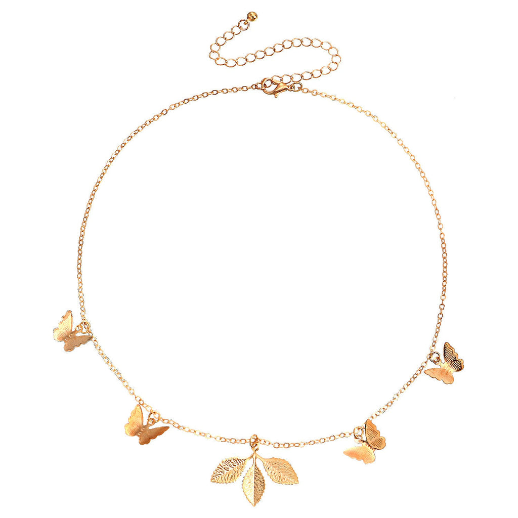 butterfly Pendant Necklace for Women