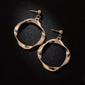 Elegant Irregular Hoop Earring