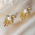 Fashion Firework Pearl Earrings