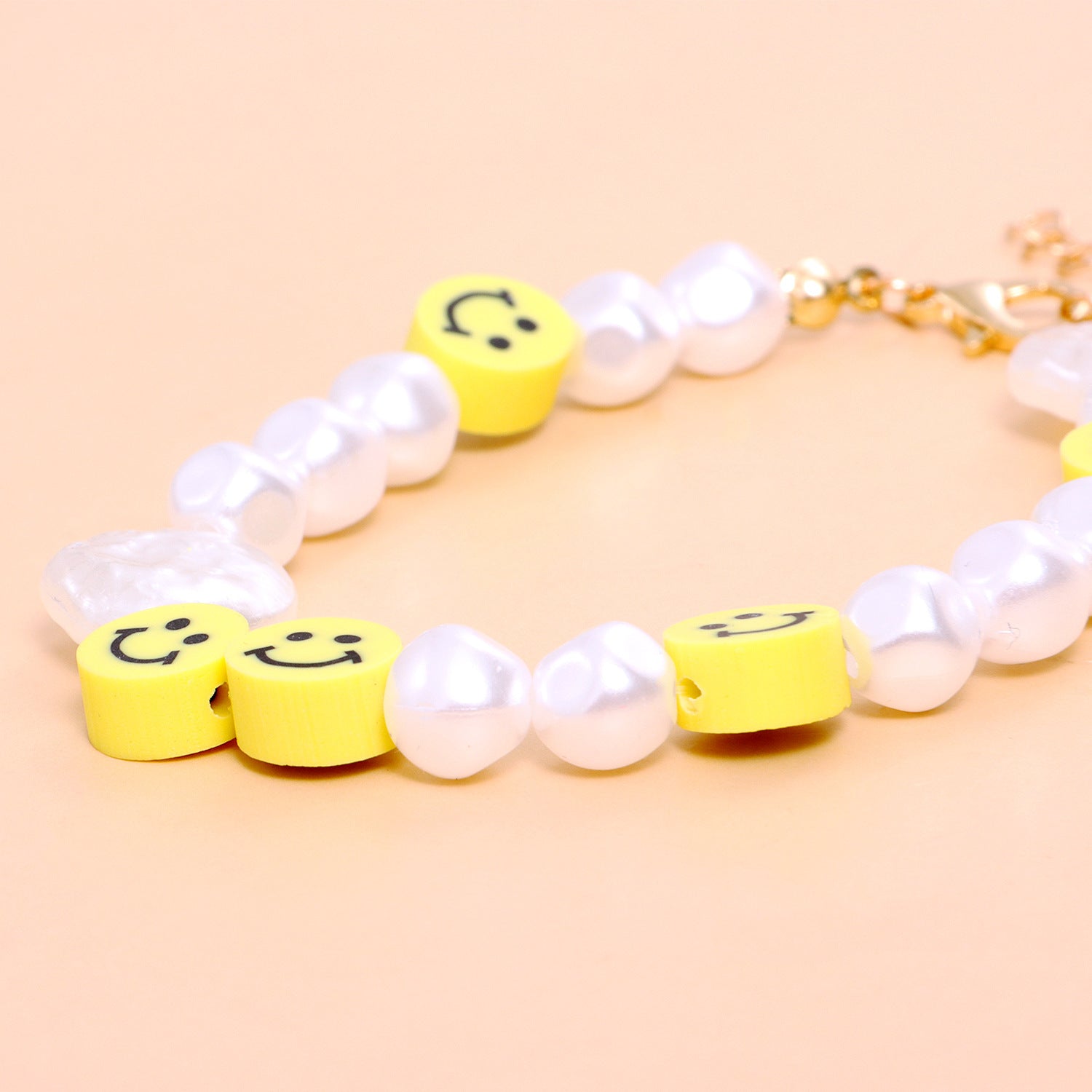 Smile Style Beads Wrist Charm Bracelet