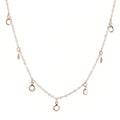 Cz Zircon tassel Necklace