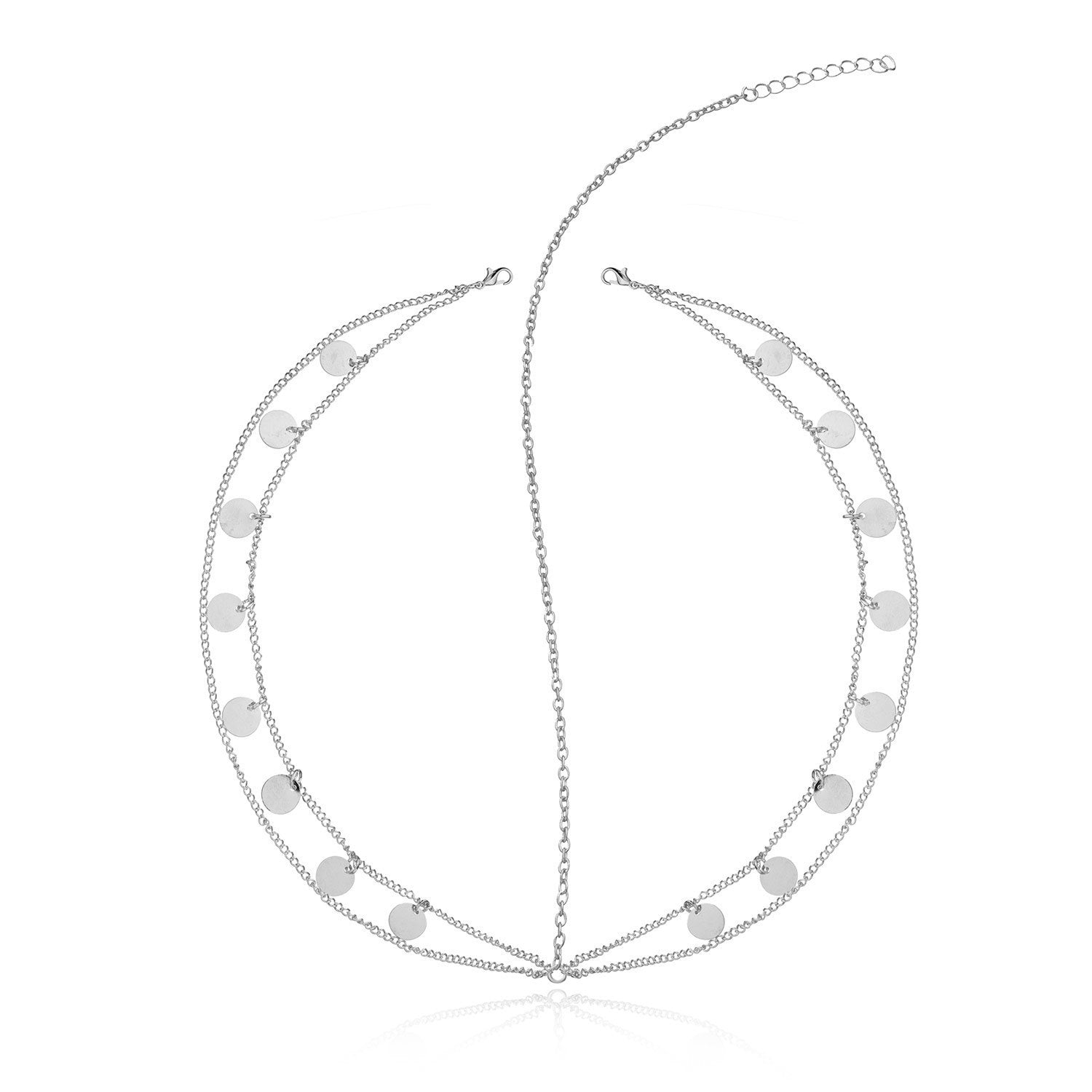 Bohemia Tassel Round Charm Head Chain
