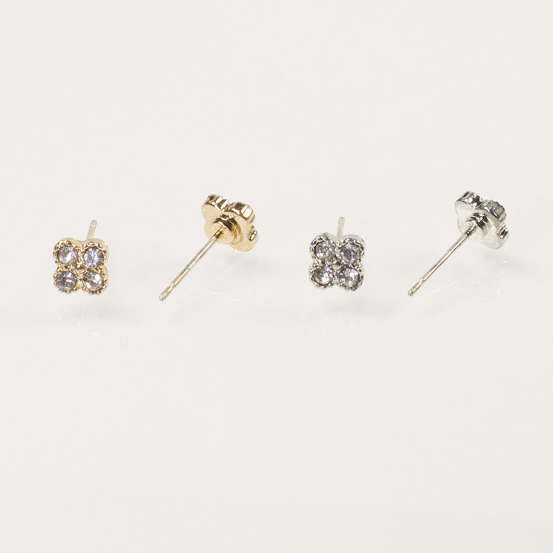 Clover stud earrings set