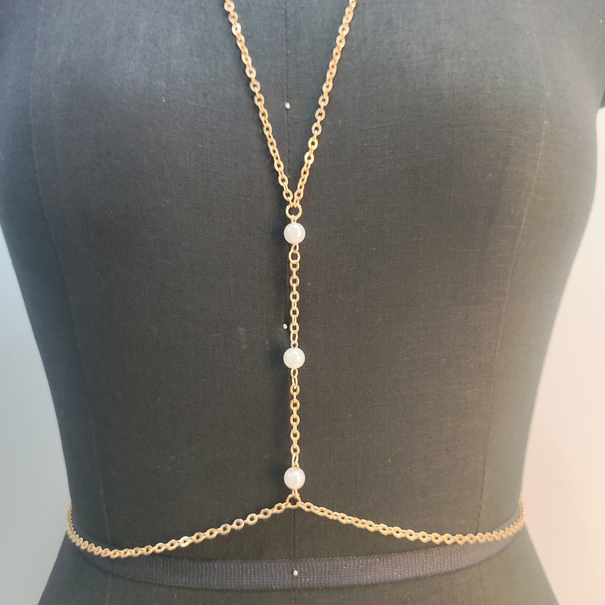 Sexy Cross Chest Chain Exaggerated Beach Casual Full Body Chain