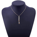 Round Disc Pendnat Necklace