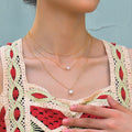 Beaded Three-layer Pearl Necklace
