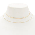 Double Layer Snake Chain Necklace
