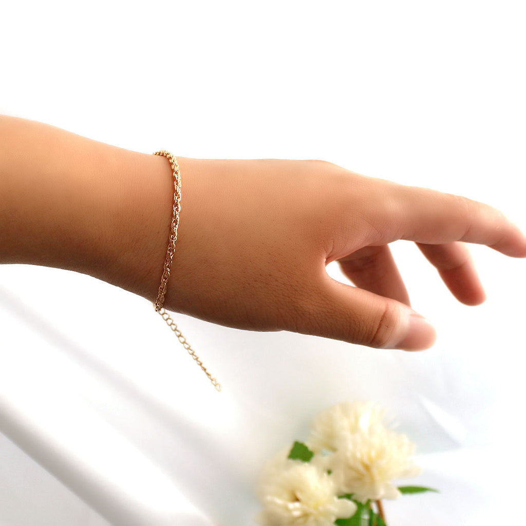 Twisted Rope Chain Bracelet
