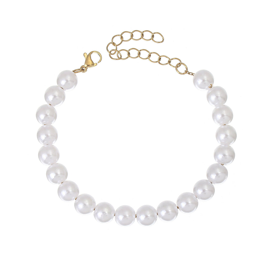 Beauty Pearl Beads Chain bracelet