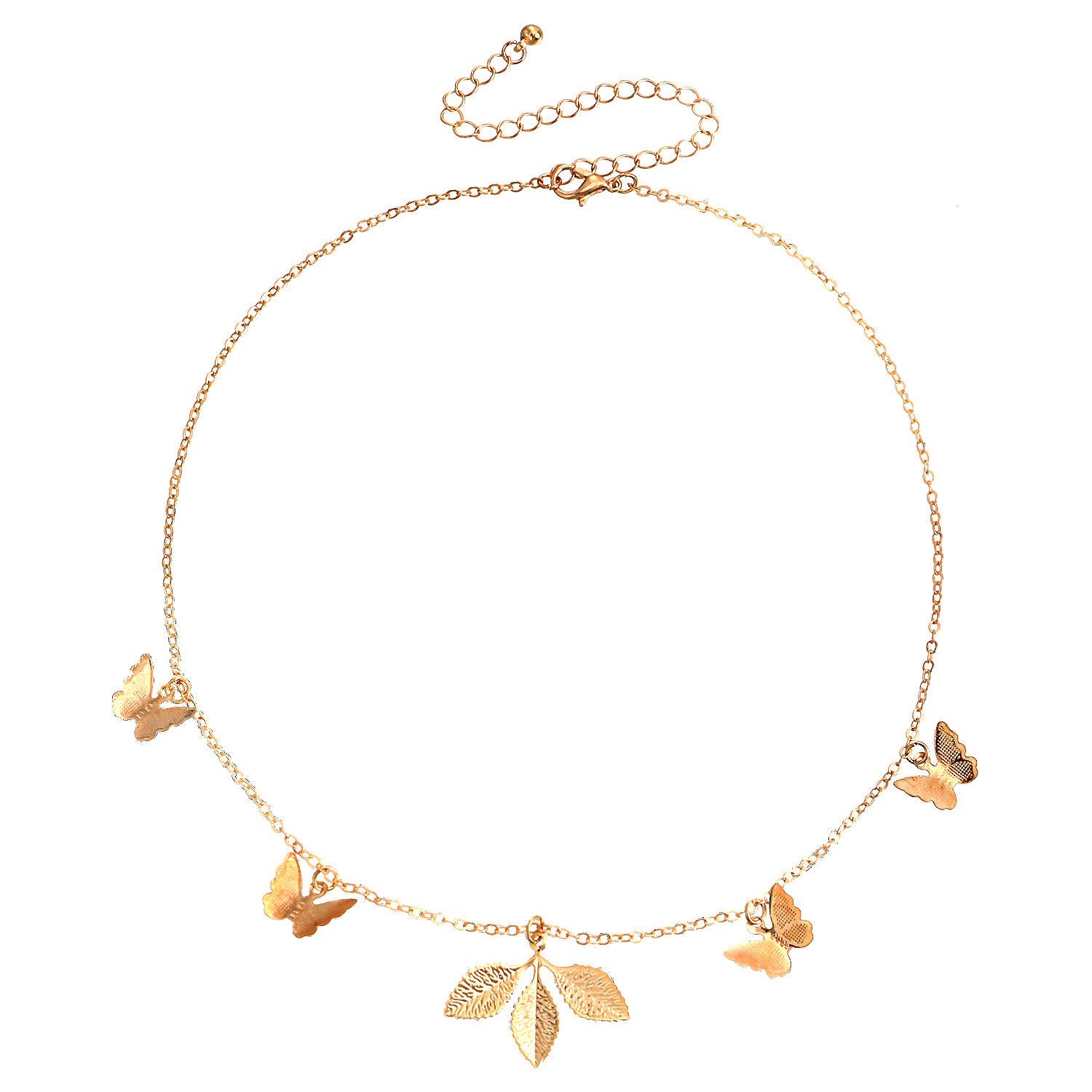 butterfly Pendant Necklace for Women