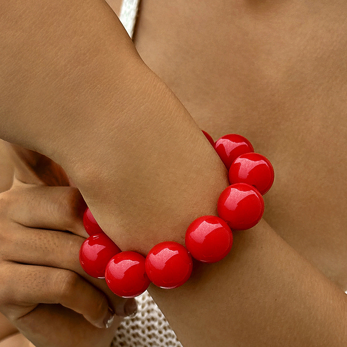 Women Elastic Bracelet Bohemian Bead